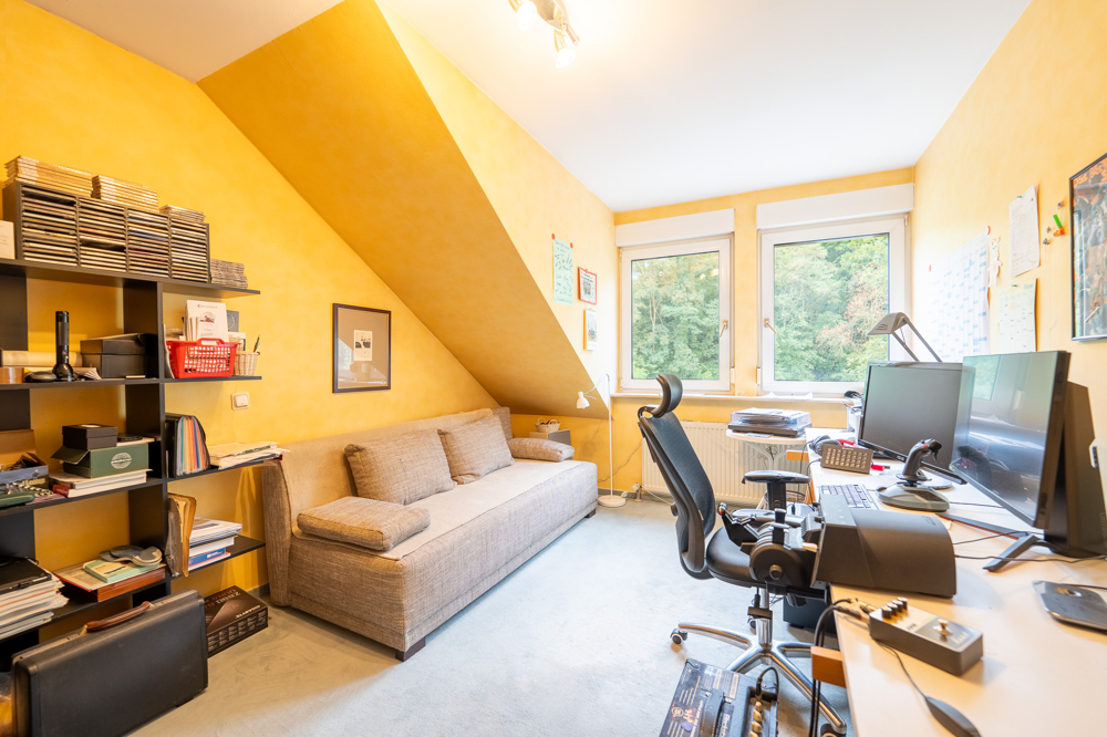 Arbeitszimmer im Dachgeschoss