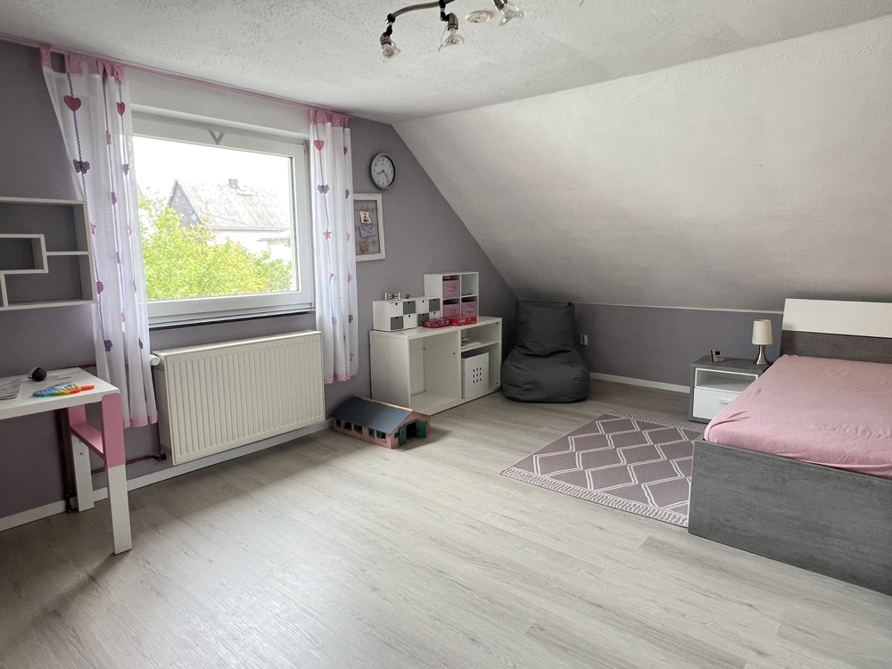 Kinderzimmer im Dachgeschoss