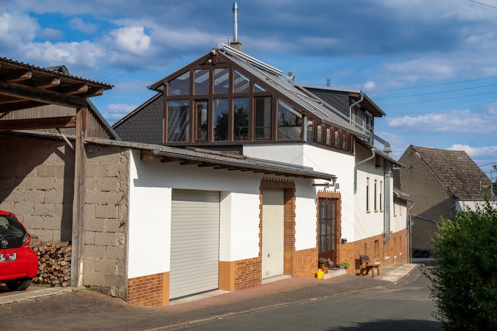 Blick auf das Wohnhaus