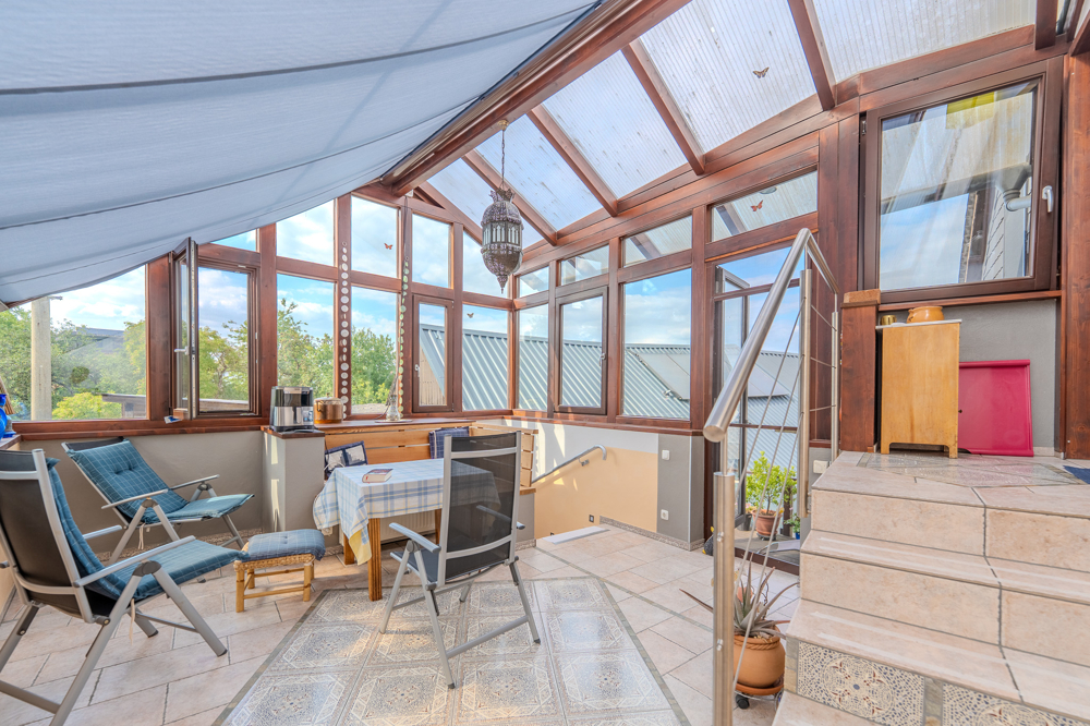 Wintergarten im Dachgeschoss