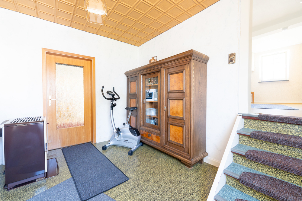 Durchgangszimmer als Hobbyraum