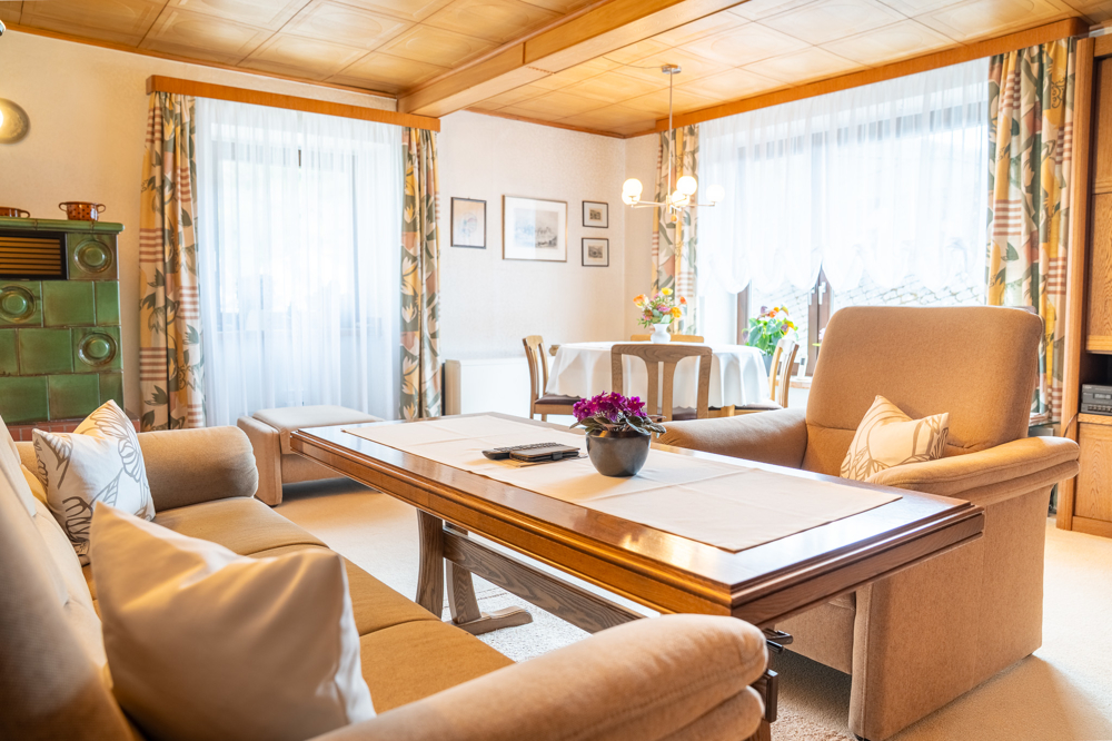 Wohn- und Essbereich im Obergeschoss