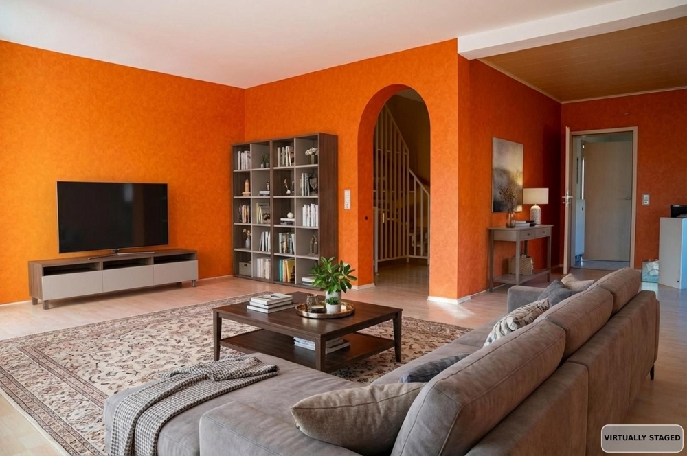 Gestaltungsvorschlag Wohnbereich (KI-Generiert)