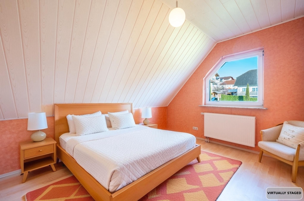 Gestaltungsvorschlag Schlafzimmer (KI-Generiert)