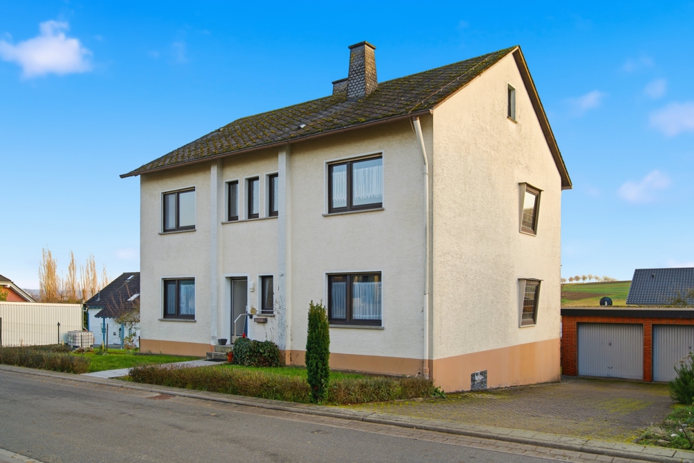 Straßenansicht mit Garage