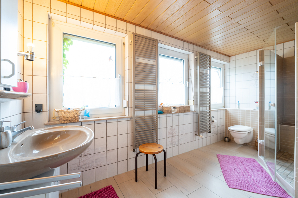 Badezimmer im Obergeschoss...