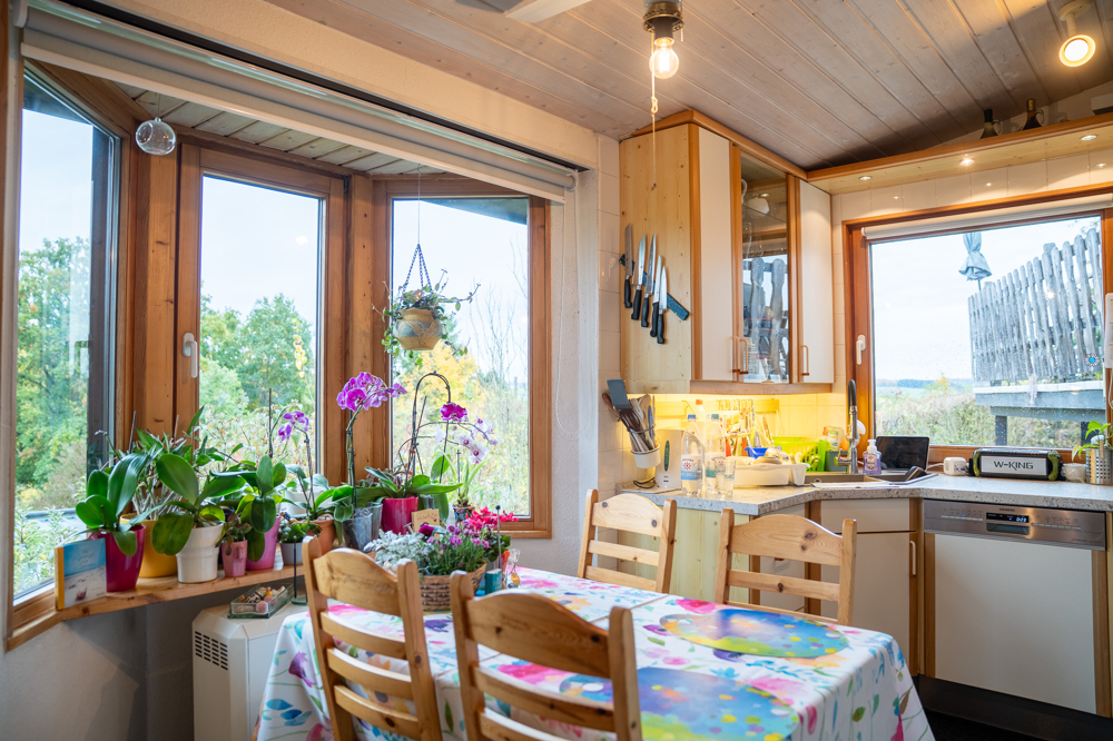 Essplatz in der Küche