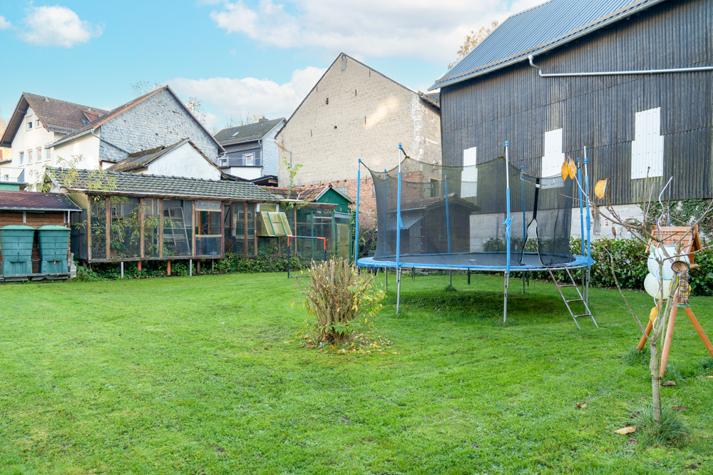 Garten und Erweiterungsfläche