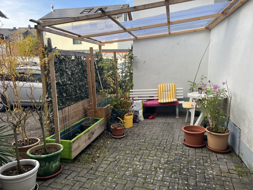 überdachte Terrasse