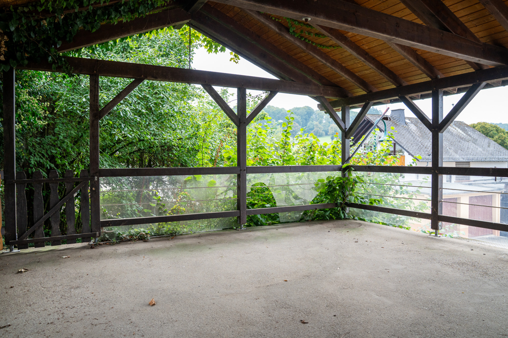 Wettergeschütze Terrasse