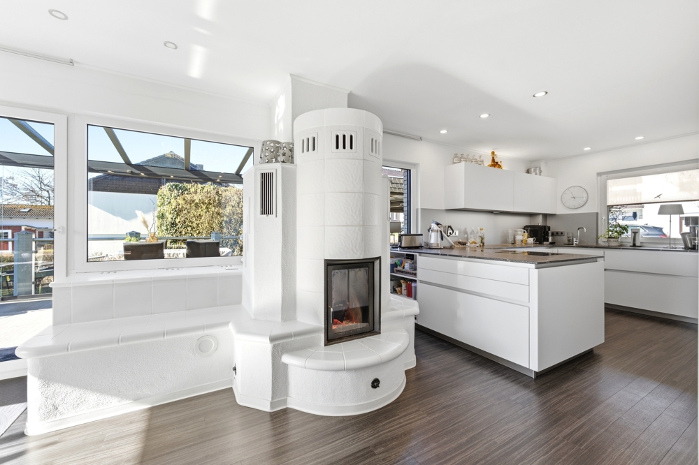 Holzofen & Terrassenzugang