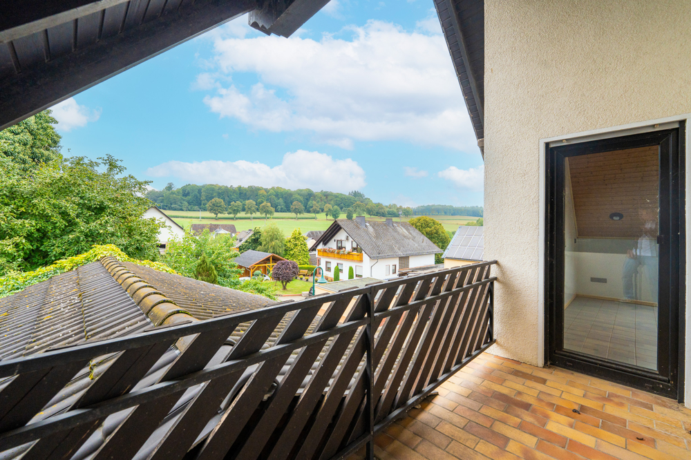 Balkon im Dachgeschoss