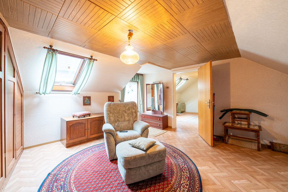 Zimmer im Dachgeschoss