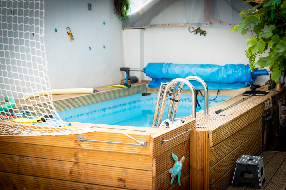 Eigener Pool für heiße Tage