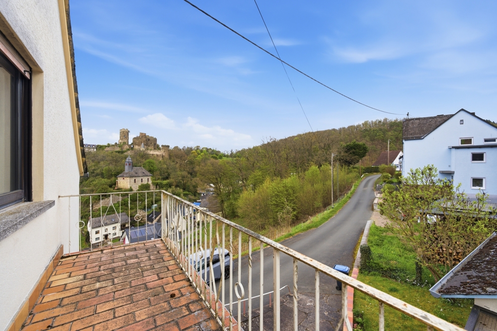 Blick vom Balkon