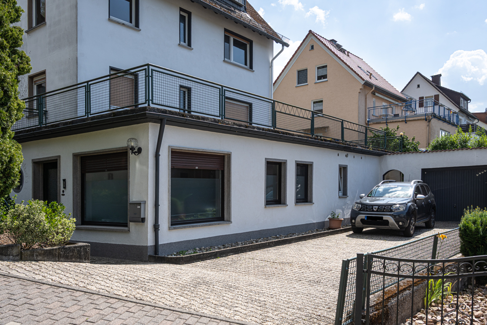 Ansicht Untergeschoss mit Garage