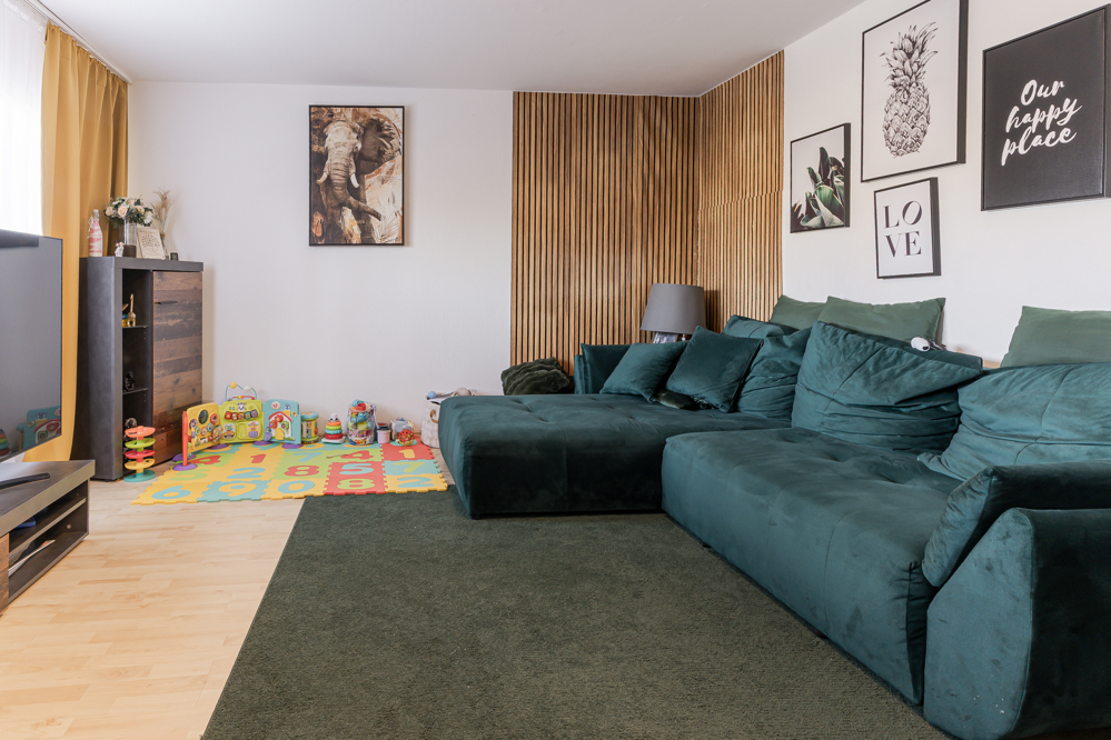 Wohnzimmer im Untergeschoss