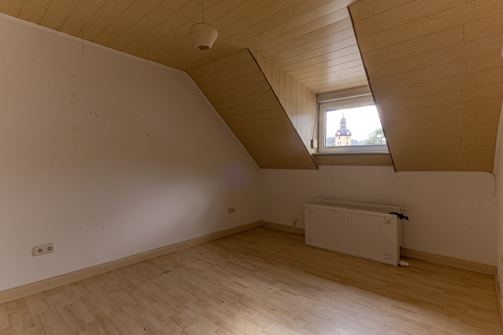 Wohnzimmer im Dachgeschoss